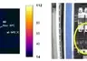 Fuse-holder connection fault: thermal image + visual photo pair