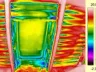 Roof window leakage under blower-door test (thermal)