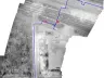 UAV thermal orthophoto of a district heating network with detected anomalies (flight site 1)