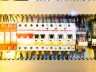 Electrical switch box with circuit breakers